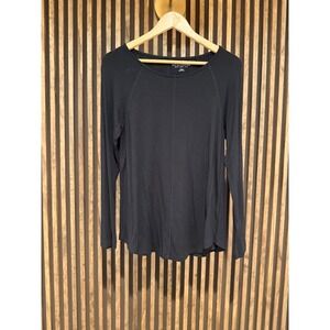 Soft Surroundings‎ Black Long Sleeve Top Comfortable Everyday Shirt